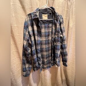 Weatherproof Blue and Gray Plaid Men's Jacket